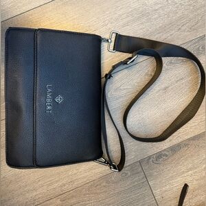 Lambert Black Cross Body Bag and Matching Wallet